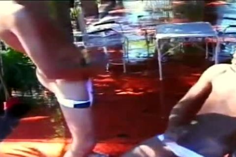 Interracial Pole Smoking Parade - Scene three