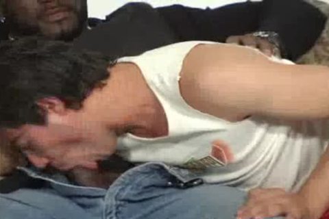 White twink Takes Two darksome Poles