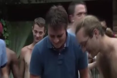 delicious Interracial Bukkake orgy