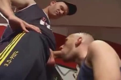 messy gays Threeway fuck