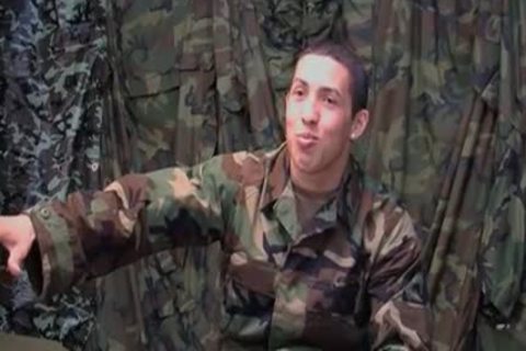 lascivious Soldier stroking