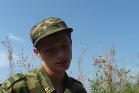 A young Military duett have a fun Some Sex outdoors
