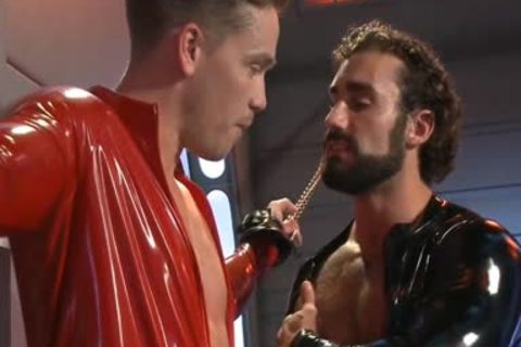 bdsm Poor twink In Shiny Catsuit tied And banged