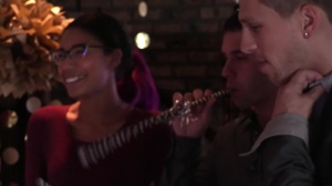 Midnight Kiss - giving a kiss bang