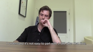 A computer network technician with a biggest boner