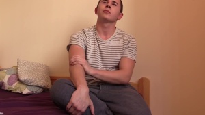 boy with a fit shaved body and too taut wazoo