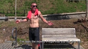 Sportive Czech non-professional in reality pov painfully