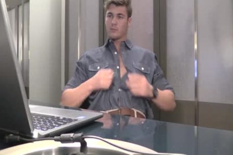 nasty lad jack off (schlong juice flow)