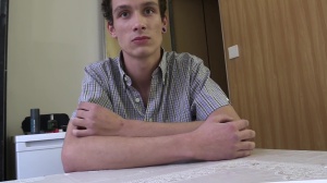 Czech lad stretched and slammed hard