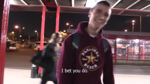 Friday evening poke with straight lad