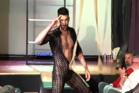 bunch Barebacking Of Hunks At A Show In Public