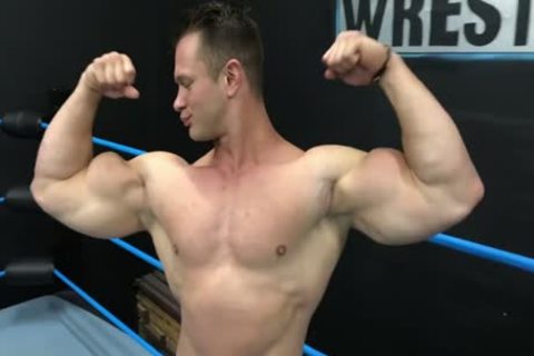 Muscle Hunks Wrestling