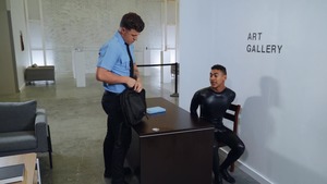 The butthole Burglar: bareback - JJ Knight, Mateo Fernandez American Hump