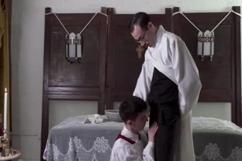 Felix O'Dair & Father Fiore -  Altar twink Training