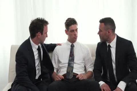 MormonBoyz - Two Hung Religious guys fuck A Missionary twink