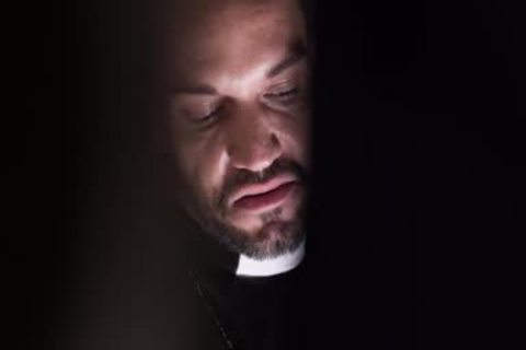 Religious Virgin Ryan Jacobs Confesses To Father Dale Kuda he wishes dicks