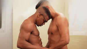 DrillMyHole: Inked big black cock Adrian Hart handjob