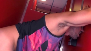 StagHomme: Obscene Damien Crosse flip flop sex wearing uniform