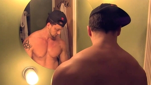 AmericanMuscleHunks - Joey jerking Joey D