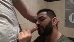ClubBangBoys: Handjob in tandem with persian gay
