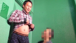 Guncle guy engulfing straight lad 's ramrod 00040