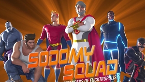 Sodomy Squad: Muscular Males in Intense Threeway