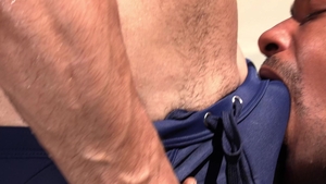 Noir Male: Interracial Poolside Passion