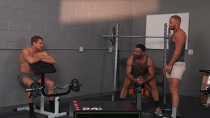 Sean Cody: Sweaty Trio's Wild Gym Session