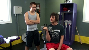 Next Door Twink: Gym Buddies Get Dirty
