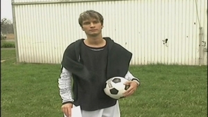 Soccer boy's sensual massage
