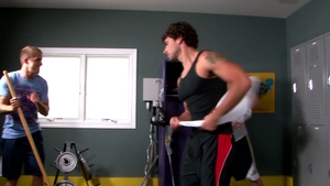 Next Door Buddies: Towel Snappin' Brandon's Boner