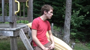 Next Door Twink: Isaac's Hungry Outdoors: A Cock Feast