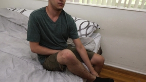 Latin Leche: Home Alone: Stud's Masturbating Mishaps