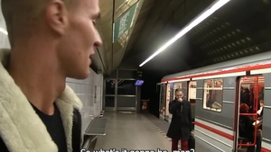 Czech Hunter: Bribing the Big Guy on the Bus
