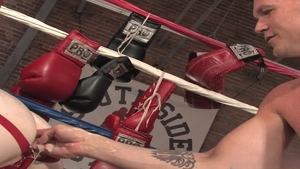 Fisting Central: Elastic Bounce: Ryan and James on the Ropes