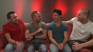 Men: Average Dicks in Twink Action for Four