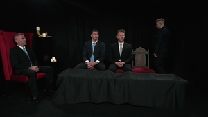 Lucas Jake and Stryker watch the big plug trial