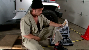 Next Door Male: Stamina and Strength in His Workshop