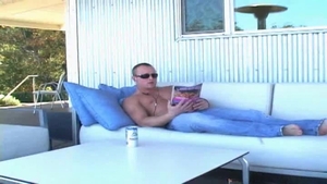 Next Door Male: Kenny's Porch-side Tease